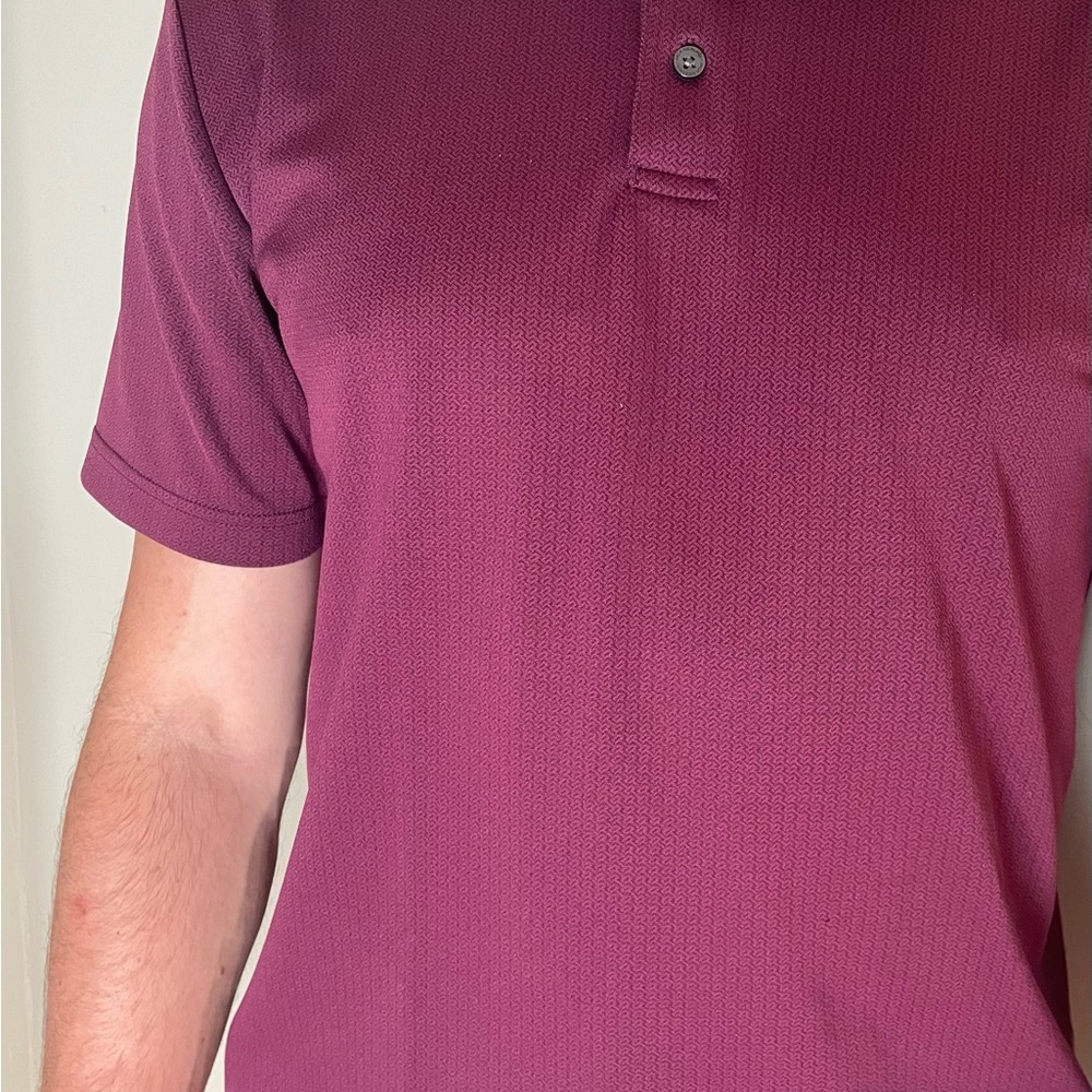 Men's Jack Nicklaus Burgundy Polo Shirt